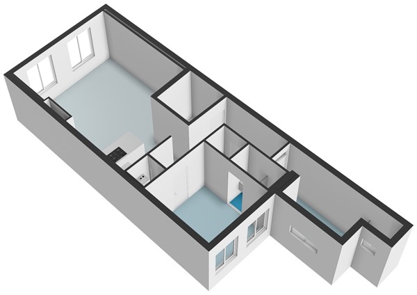 Floorplan - Utrechtse Veer 4B, 2311 NB Leiden